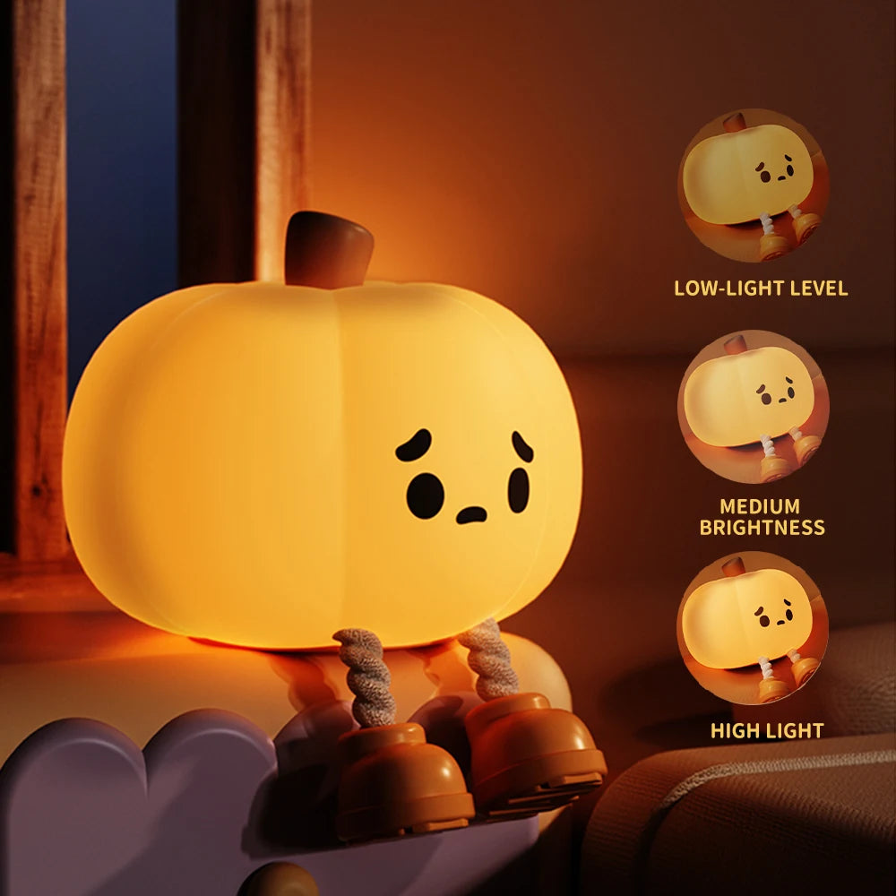 Gliscent™ Pumpkin Halloween Night Light