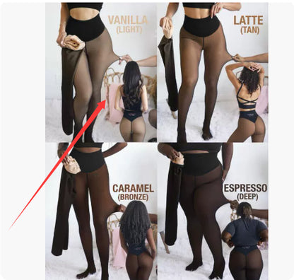 NEW COMPRESSION BAND & ONE SEAM OPTION! THE ORIGINAL MAGIC FLEECE LINED LEGGINGS